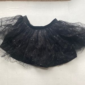 Black glitter tutu